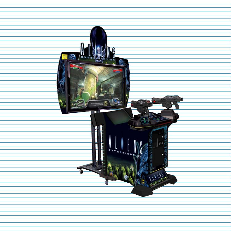 Alien War Shooting Arcade Machine