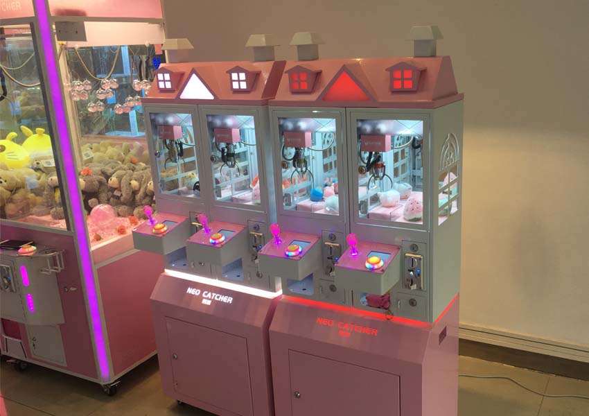 full house double mini claw machine display2