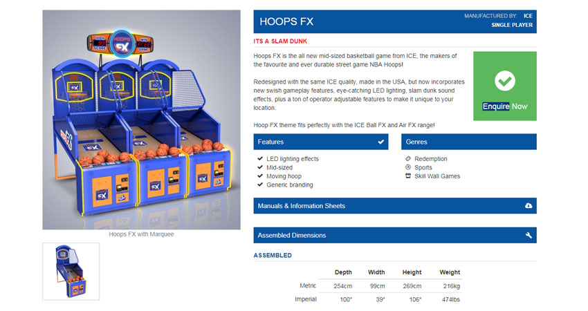 sega basketball arcade machine
